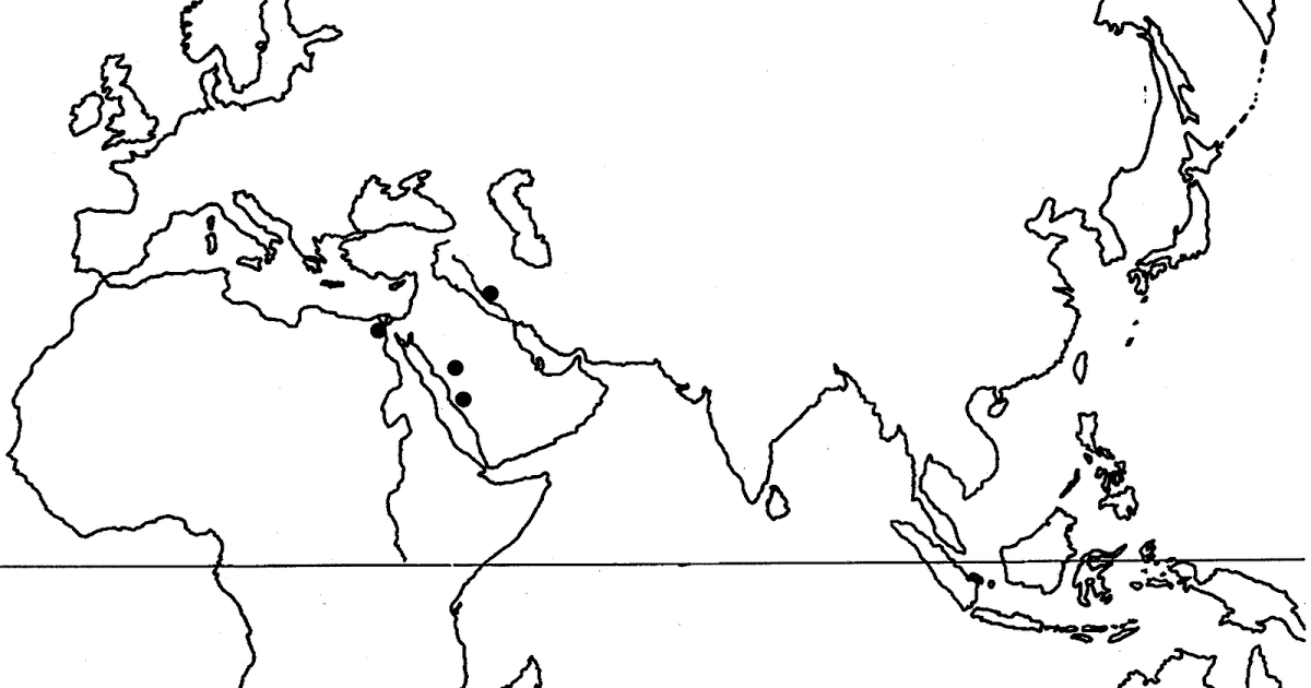 Afro Eurasia Blank Map